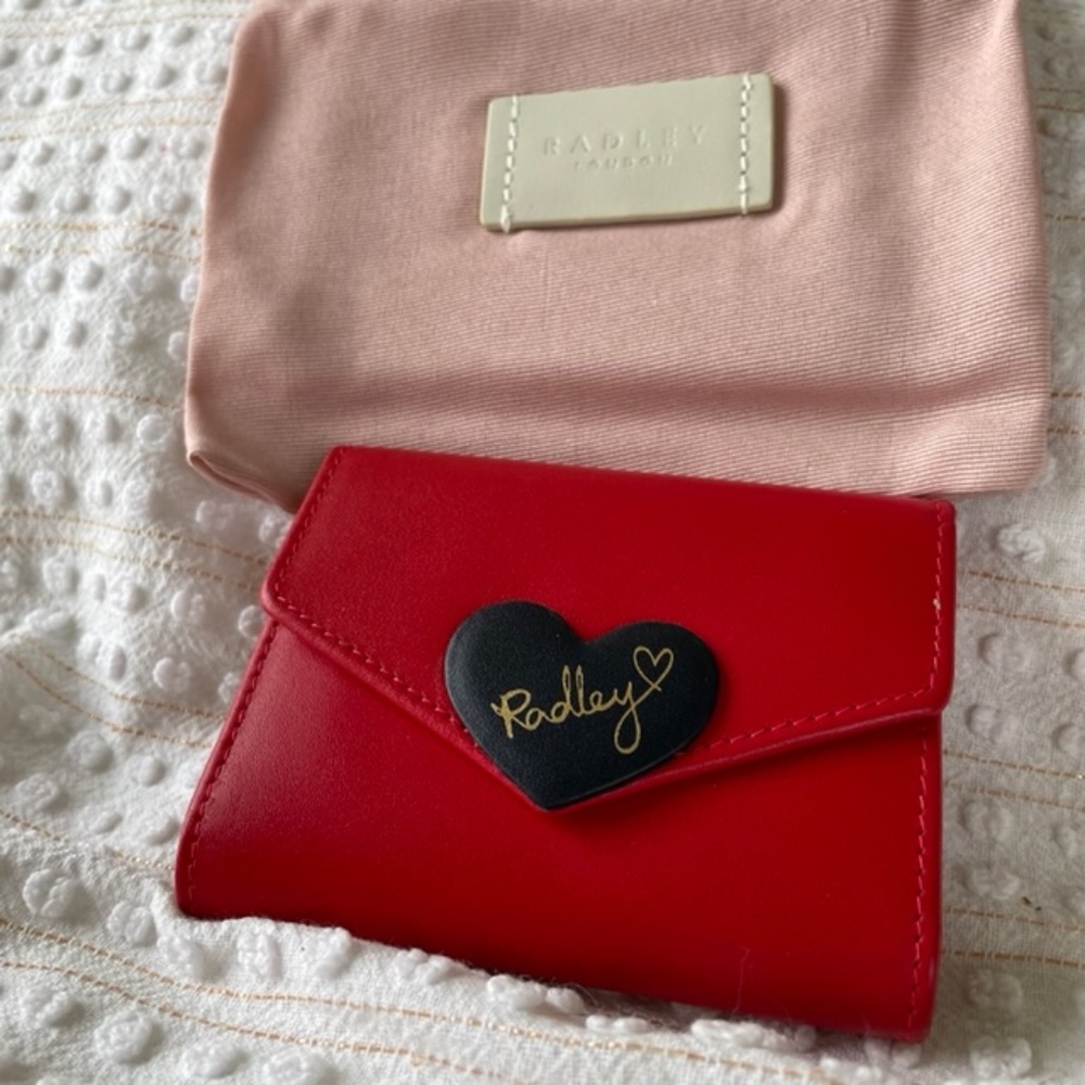 Radley London Leather flapover small card holder New w/ tags & dust bag